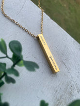 Load image into Gallery viewer, Guerrera Chain Necklace, Stainless Steel Message Chain Necklace, Inspirational Necklace