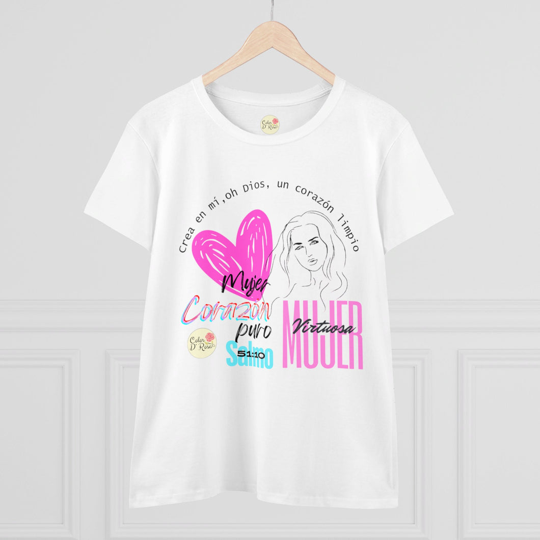 Mujer con Corazón Puro Tee