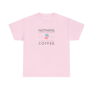 Girl & Coffee Heavy Cotton Tee