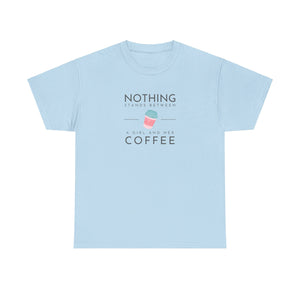 Girl & Coffee Heavy Cotton Tee