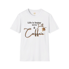 Load image into Gallery viewer, Life Faith &amp; Coffee Softstyle T-Shirt