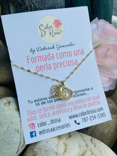 Formada como una Perla Chain, Handmade jewelry, Fine Jewelry