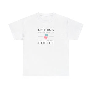 Girl & Coffee Heavy Cotton Tee