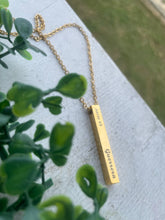Load image into Gallery viewer, Guerrera Chain Necklace, Stainless Steel Message Chain Necklace, Inspirational Necklace