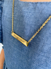 Load image into Gallery viewer, Dios lo dijo, yo lo creo. , Stainless Steel Message Chain Necklace, Inspirational Necklace