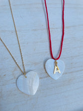 Load image into Gallery viewer, Heart letter Chocker Necklace RED