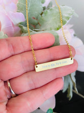 Load image into Gallery viewer, Dios lo dijo, yo lo creo. , Stainless Steel Message Chain Necklace, Inspirational Necklace