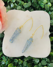 Load image into Gallery viewer, Blue Quartz Earrings