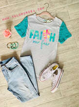 Load image into Gallery viewer, Faith Over Fear Graphic Tee