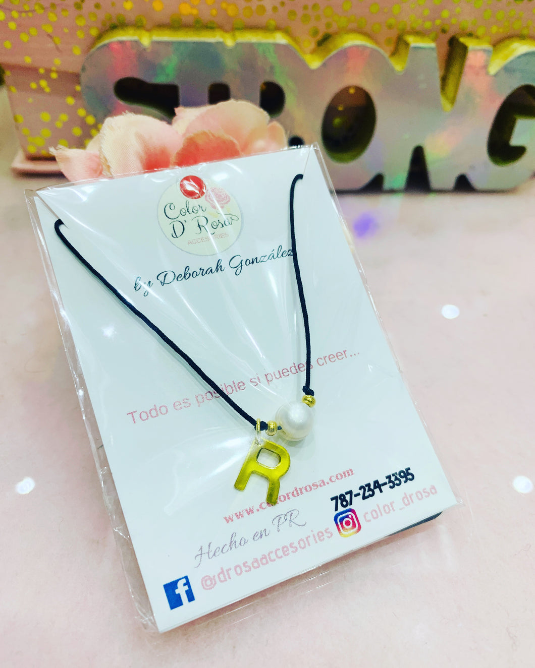 Letter Personalized Chocker
