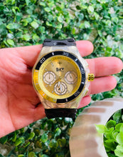 Load image into Gallery viewer, Black Golden Man Watch